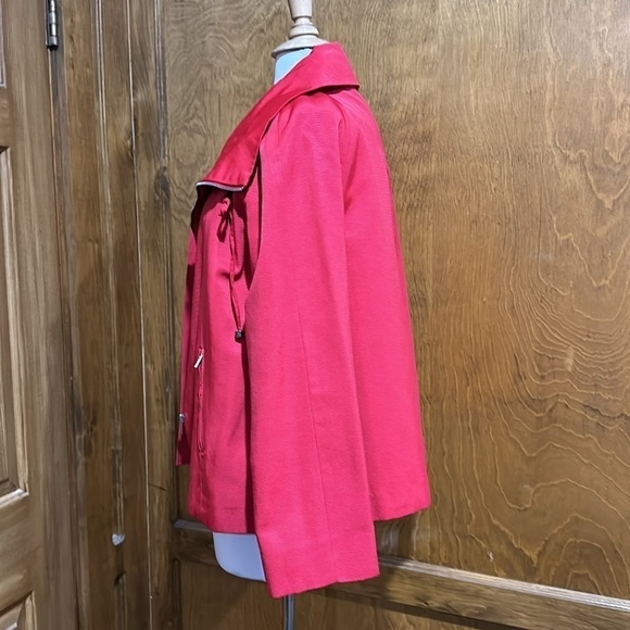Chico’s Red Swing Jacket Size Large - EUC - Picture 4 of 7
